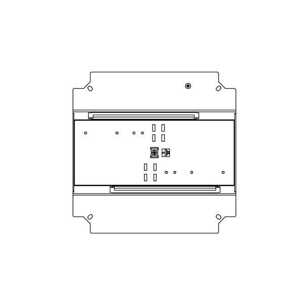 Produktbild UBD 215 240  -  Steckdoseneinsatz mit 2x 3x 45x45-Ausschnitten, leer